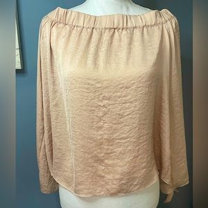 Lucky Brand silky off the shoulder top